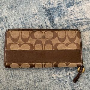 Coach monogram wallet